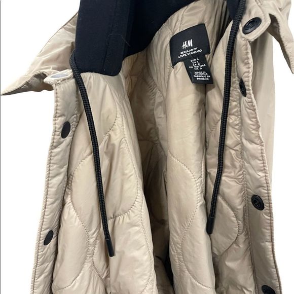 H&M Men’s tan jacket with hood - Picture 6 of 9